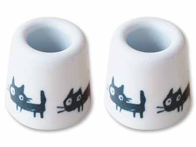 歯ブラシ・ボールペン立て　2コ組　子猫写真