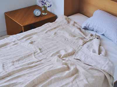 リネンヘンプ混・ダブルガーゼケット（生成）写真