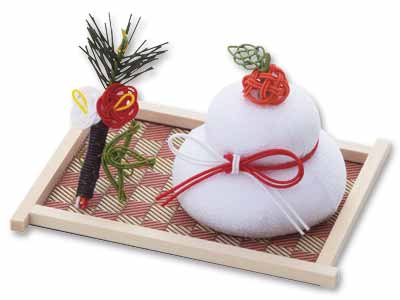 予約　手作り置飾り　鏡餅写真