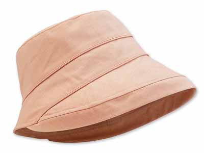 予約　年中かぶれるＵＶデニム調帽子　ベージュ写真