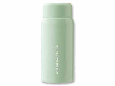 予約　保冷保温かわいいミニボトル　ミントグリーン写真