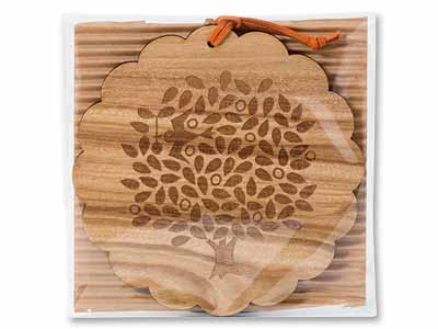 予約　ＭＯＴＴＡＩＮＡＩ　くすのき鍋敷き写真