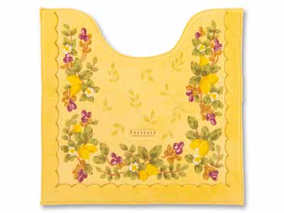 予約　プロヴァンスシエル　トイレマット　イエロー写真