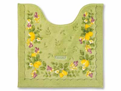 予約　プロヴァンスシエル　トイレマット　グリーン写真