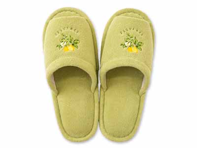 予約　プロヴァンスシエル　スリッパ　グリーン写真