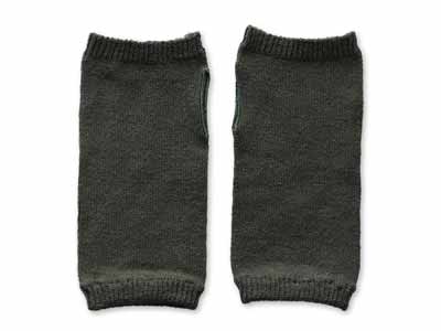 予約　日本製　極暖シルク　アームウォーマー　墨写真