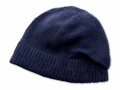 予約　すっぴん隠しコットンキャップ（ネイビー）写真