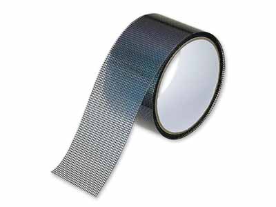 予約　貼るだけ簡単！網戸補修テープ　ブラック写真