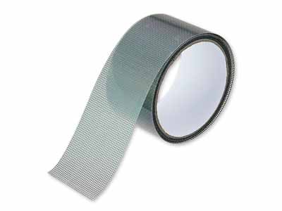 予約　貼るだけ簡単！網戸補修テープ　グレー写真