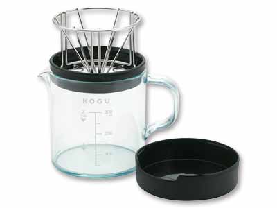 珈琲考具　サーバー＆スタッキングドリッパー写真