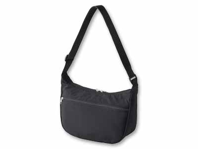 予約　ラウンドウォークバッグ　ブラック写真