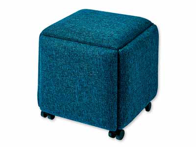 5ｉｎ1コンビネーションスツール（5脚組）ネイビー写真