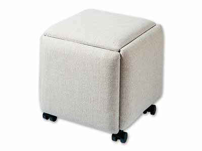 5ｉｎ1コンビネーションスツール（5脚組）アイボリー写真