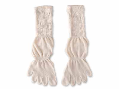 予約　シャーリング五本指ソックス　Ｍ22−24CM／キナリ写真