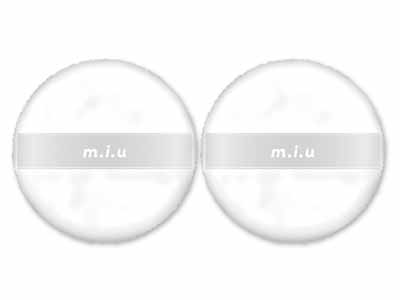 予約　ミュウ　フィニッシングパウダーパフ（2コ組）写真