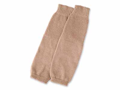 予約　レッグ＆アームウォーマー　【茶】写真