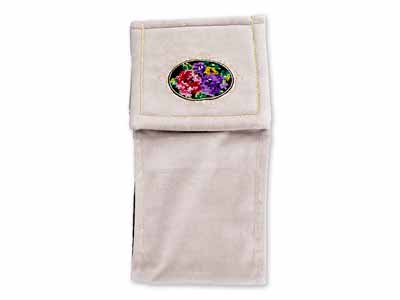 予約　シェニールロゼ　ペーパーホルダーカバー　ベージュ写真