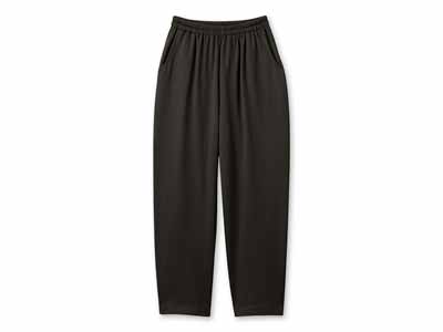 予約　裏起毛ゆるり楽ちんパンツ（ブラック）3Ｌ写真