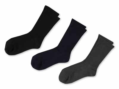 予約　あったか2重底ゆったりメンズソックス写真