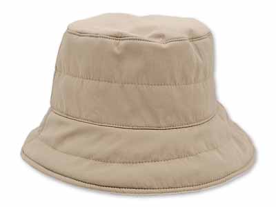 予約　ダウンライクバケットハット　ベージュ写真