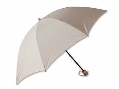 予約　小宮商店　ミラトーレ55CM折りたたみ傘　グレージュ写真