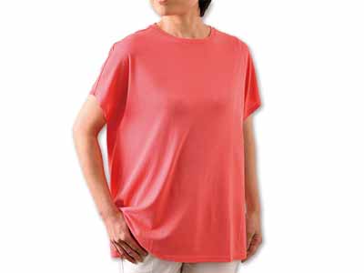 予約　ＴＡＫＥＦＵショートスリーブＴシャツ　コーラルオレンジ写真