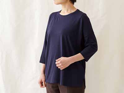 予約　ＴＡＫＥＦＵリラックスＴシャツ　ダークネイビー写真
