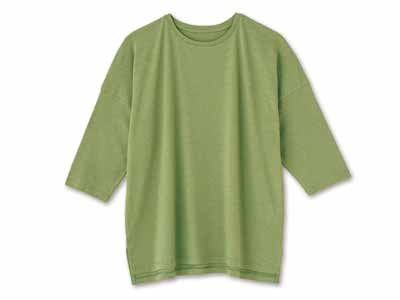 予約　ＴＡＫＥＦＵリラックスＴシャツ　ライムグリーン写真