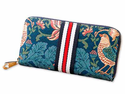 ヘニーベアジャカード織ラウンド財布写真