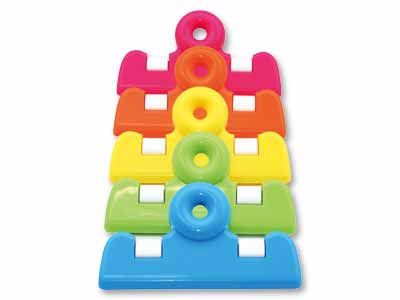 予約　レインボークリップ　ワイド　5コ組写真