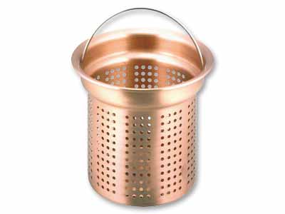 予約　純銅製ゴミポケット　深型写真