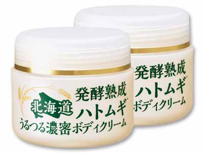 北海道　発酵熟成ハトムギうるつる濃密ボディクリーム　80G　2コ組写真
