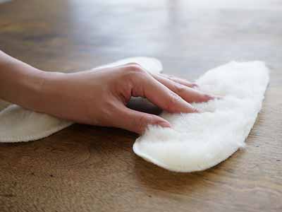 予約　メリノンのスリッパ用インソール　Ｍ写真