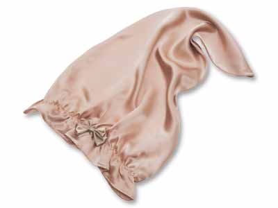 予約　シルクシャイニーナイトキャップｆｏｒロング写真