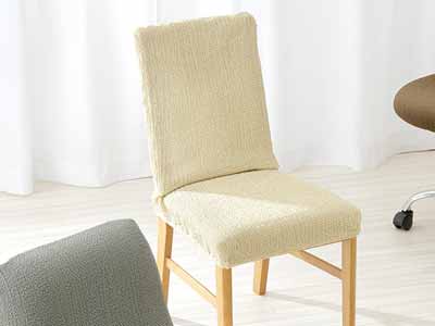 予約　ＮＥＷフィットする簡単椅子カバー　アイボリー写真
