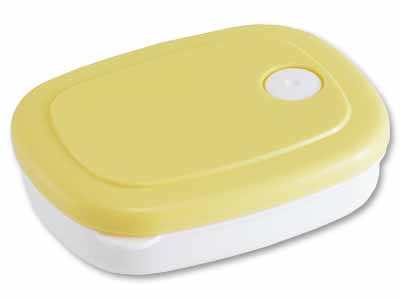 予約　ごはん冷凍作りおき容器　200ML　イエロー写真