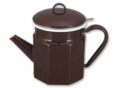 予約　活性炭付八角オイルポット　ブラウン写真