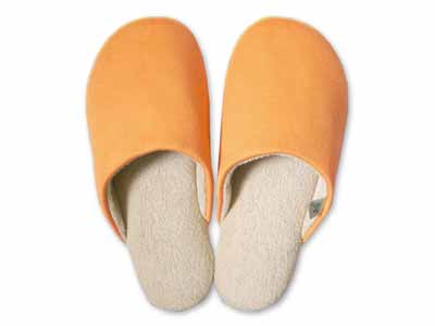 予約　Ａｇ＋洗えるスリッパ　Ｍサイズ　オレンジ写真