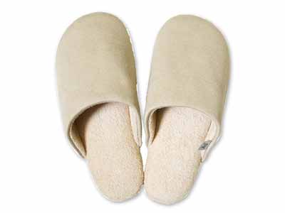 予約　Ａｇ＋洗えるスリッパ　Ｍサイズ　ベージュ写真