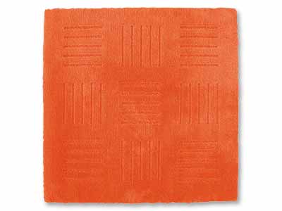 予約　ピタプラスキッチンマット1枚　60×60　オレンジ写真