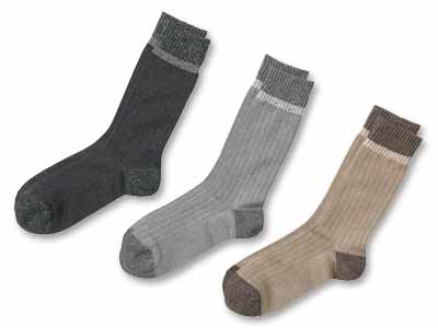 予約　あったかツイードネップメンズソックス写真