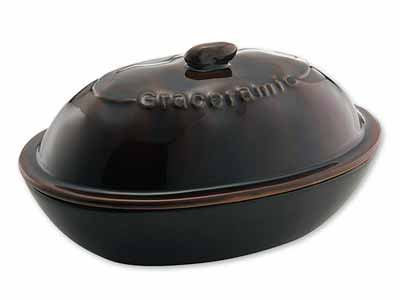 予約 グレイスラミック 陶製焼きいも器写真