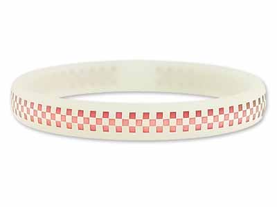 予約　静電気除去ブレス　スパークノンＸ　ライトピンク　Ｍ写真