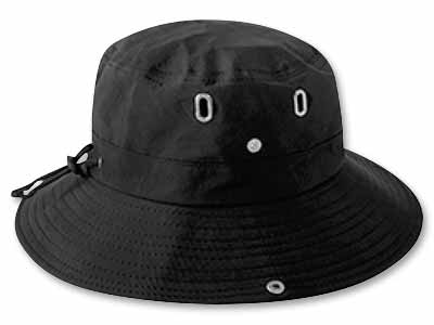 ハット型ヘルメット　ブラック写真