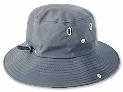 ハット型ヘルメット　グレー写真