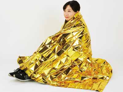 リバーシブルアルミブランケット写真