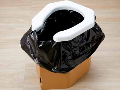 組立式簡易トイレ　10回分写真