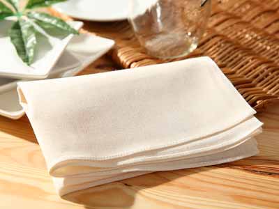 予約　オーガニックコットンさらしふきんナチュラル（1枚入）写真