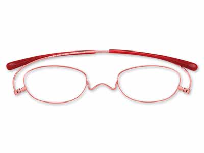 予約　ペーパーグラス　オーバル　レッド　＋3.5写真