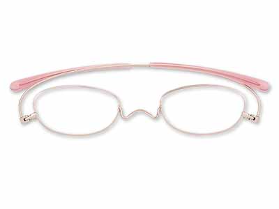 予約　ペーパーグラス　オーバル　ピンク　＋3.5写真